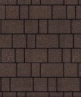 Тротуарная плитка Старый город, 40 мм, коричневый