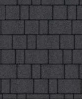 Тротуарная плитка Старый город, 60 мм, мрамор, черный