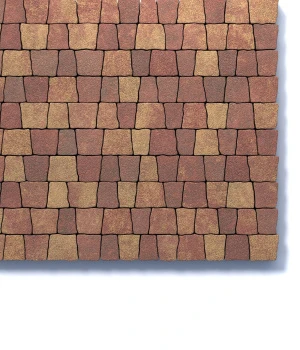 Тротуарная плитка Антик Б.3.А.6 гранит н/м листопад