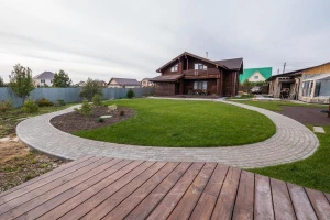 Тротуарная плитка Б.1.КО.6 гладкая серая