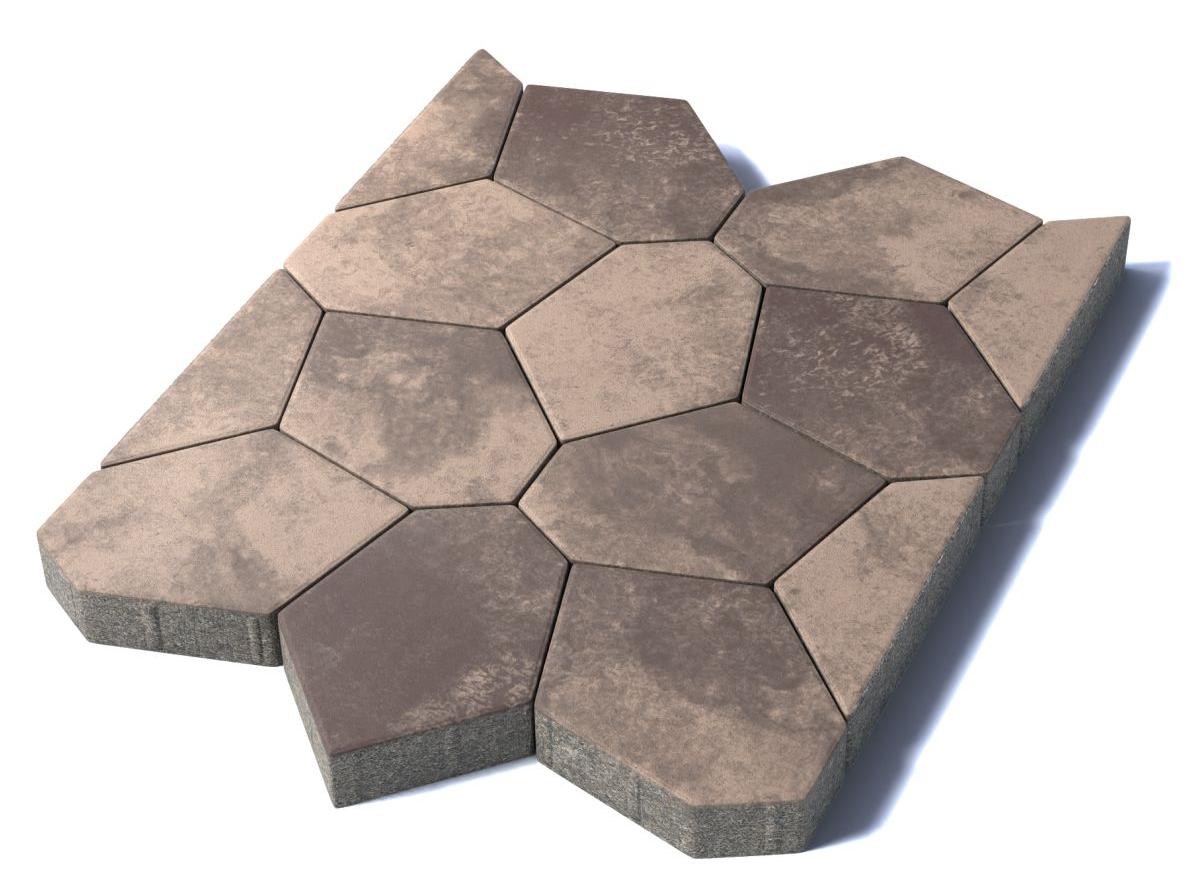 Тротуарная плитка Туртур, 80 мм, Хаски
