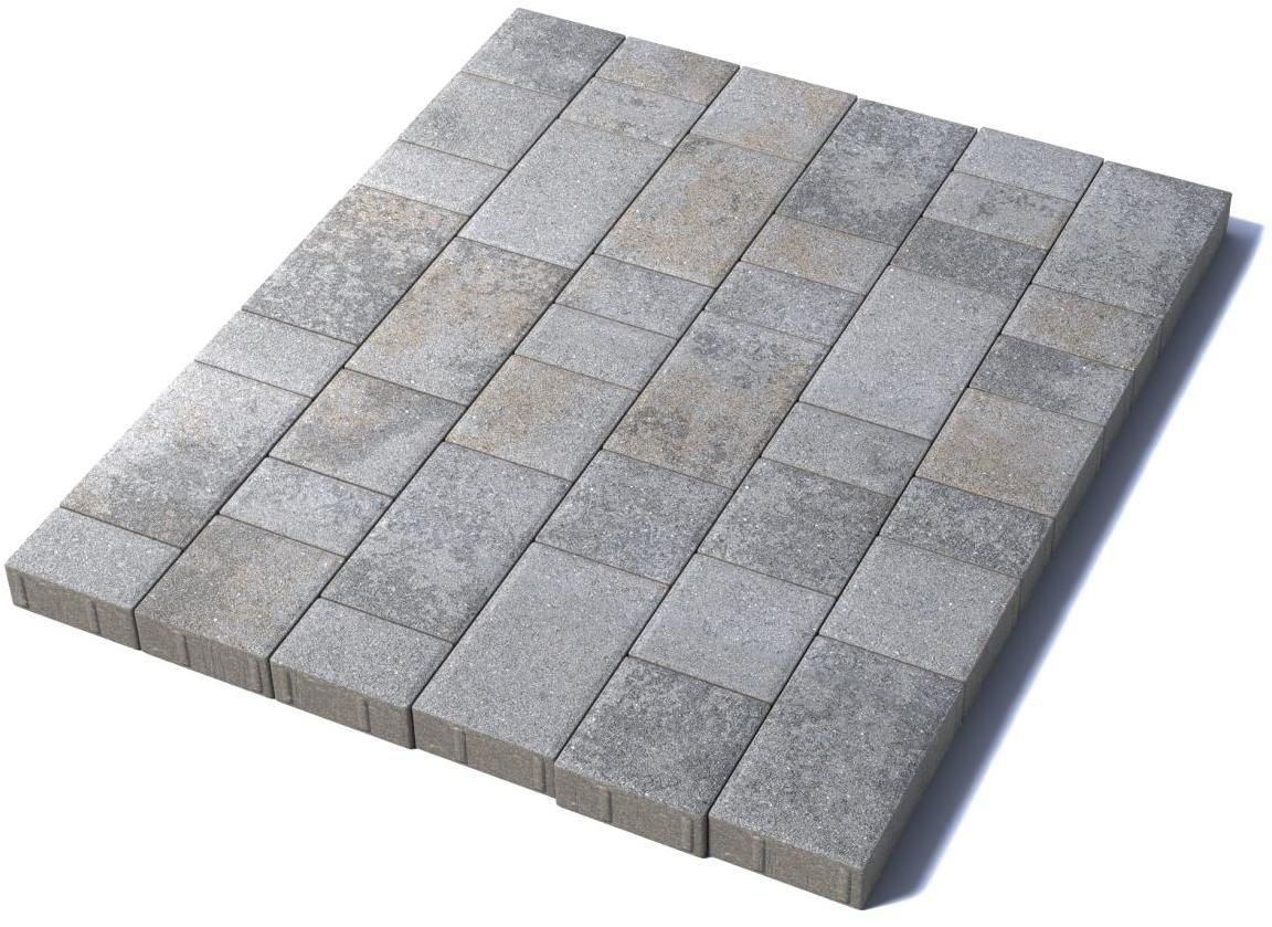 Тротуарная плитка Старый город, 60 мм, Габбро