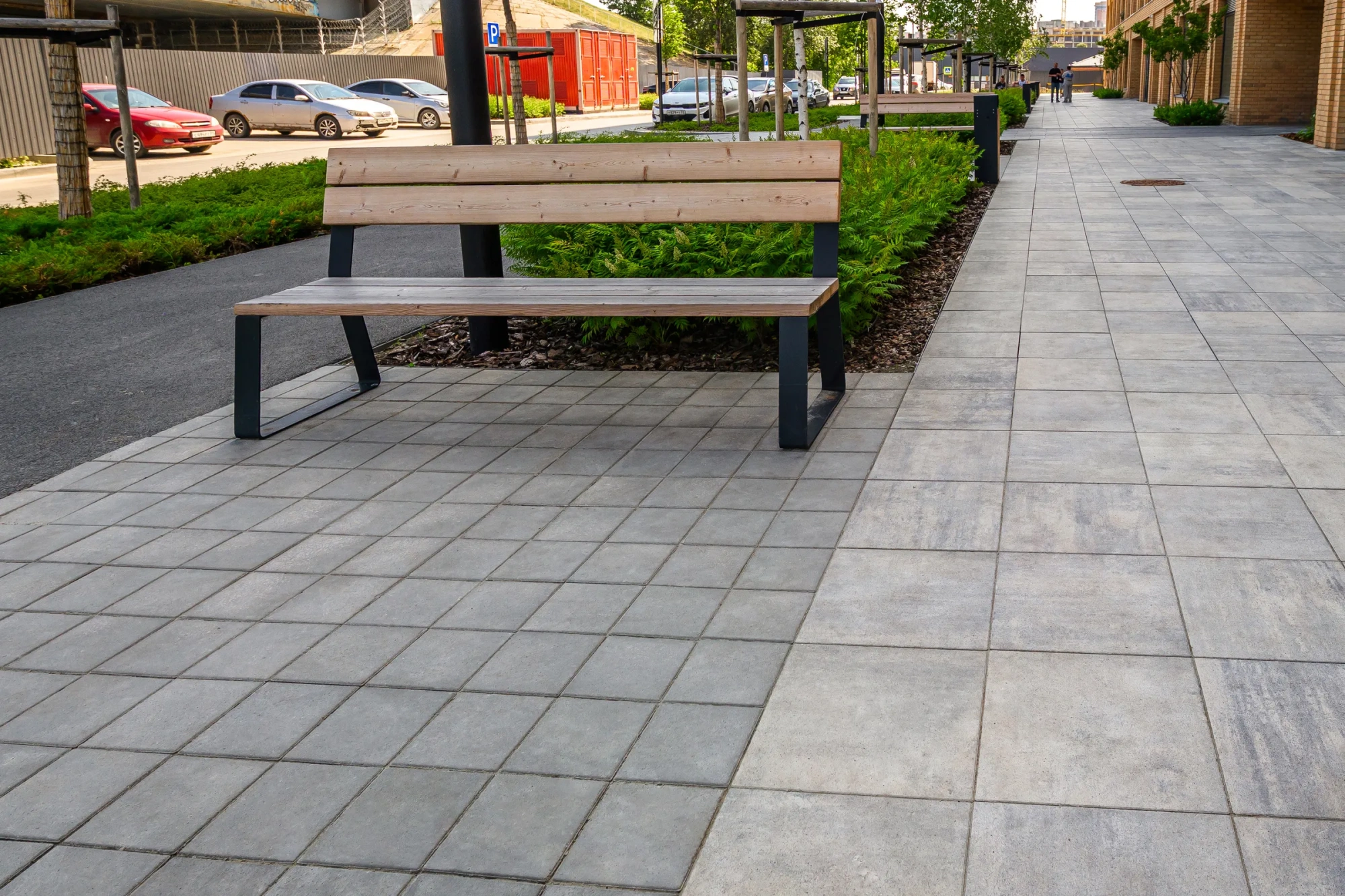 Купите тротуарную плитку Б.2.К.6 гладкая серая