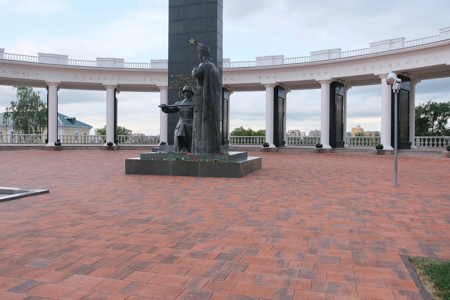 Площадь Победы в Саранске (Республика Мордовия)