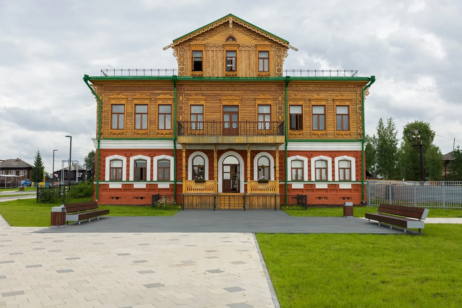 Набережная в Соликамске