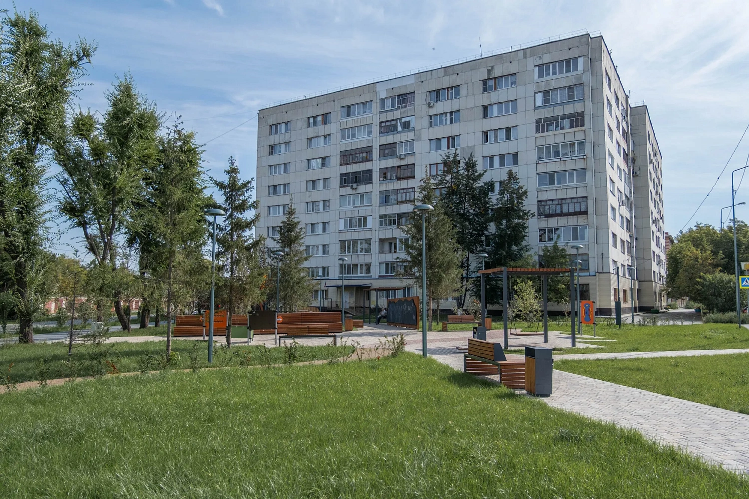 Сквер Радужный в Тюмени