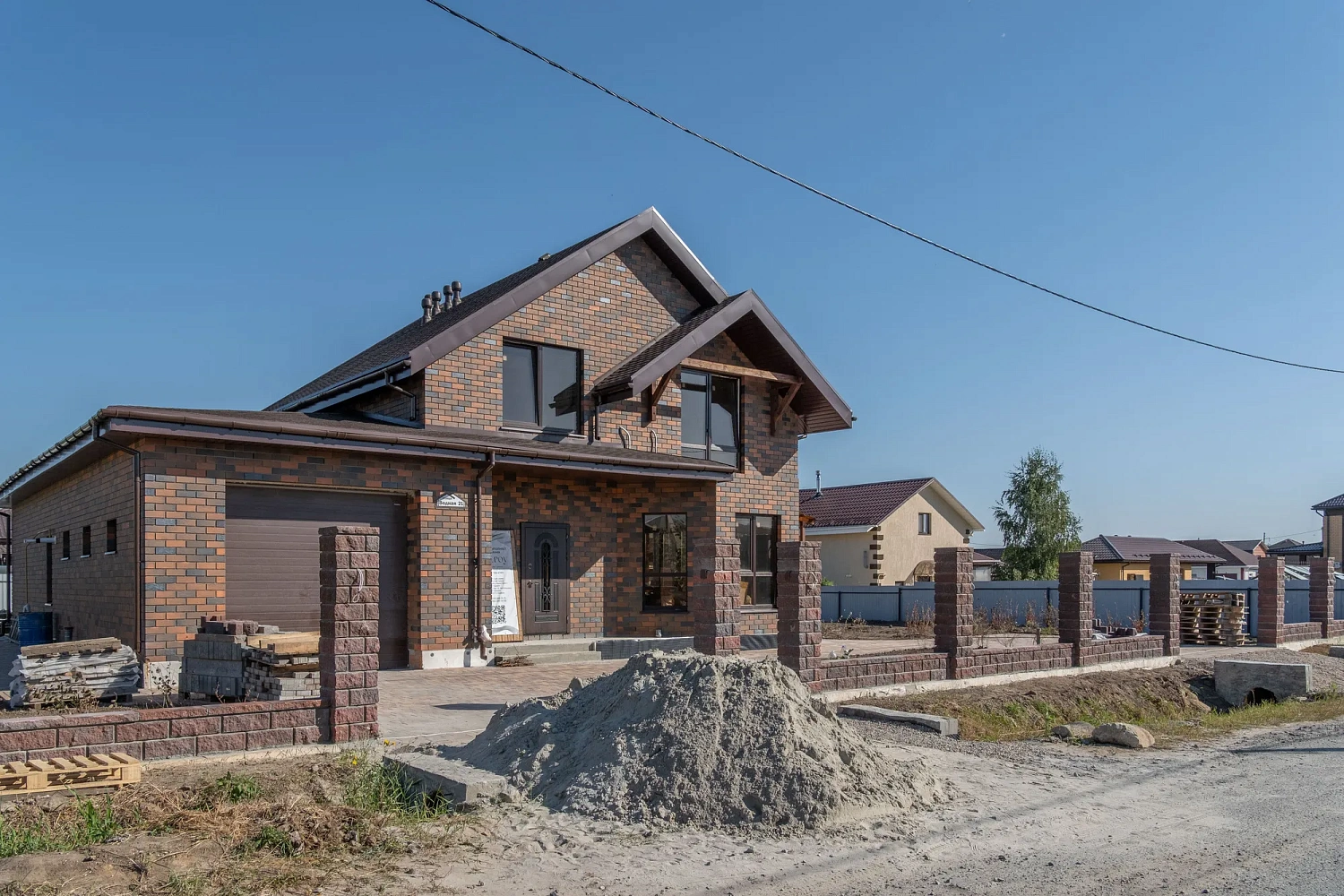 Возведение забора из блоков бетонных декоративных, ИЖС, Тюмень
