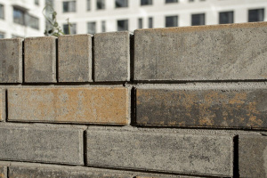 Облицовочный порядовочный вибропрессованный кирпич, Базальт